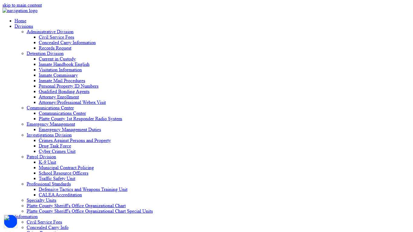 Sheriff Platte County